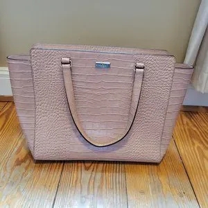 kate spade Bags Kate Spade Bristol Drive Croc Elissa Bag Pink Poshmark